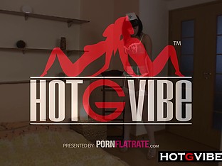 Czech babe Tess B masturbating