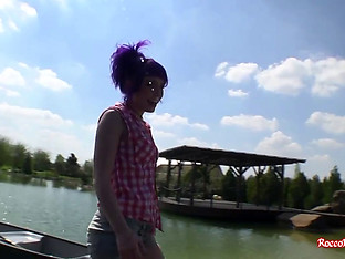 Sexy girl Mona Lee big black cock in her ass