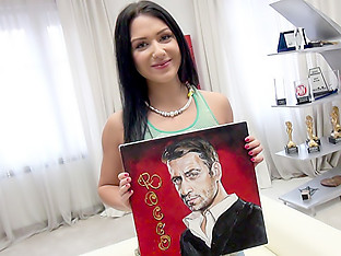 Teens fuck on a sofa creampie