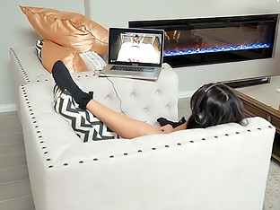 Touching Her Gently With Touch